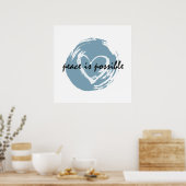 Poster La paix est possible (Cuisine)