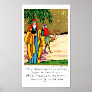Poster La paix et la joie de Noël