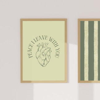 Poster La Paix Que Je Laisse Avec Toi