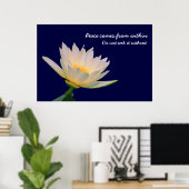 Poster La paix vient de l'intérieur (Bureau à domicile)