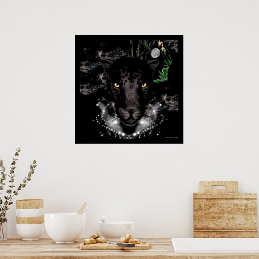 Poster La Panthère noire (Cuisine)