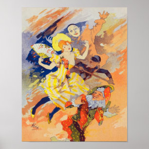 Poster La Pantomime par Jules Cheret