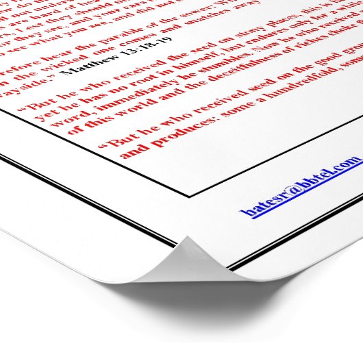 Poster La parabole de la puissance (Coin)