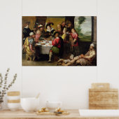 Poster La parabole du riche homme et de Lazare (Cuisine)