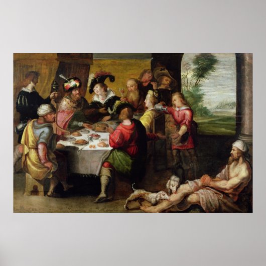 Poster La parabole du riche homme et de Lazare (Devant)