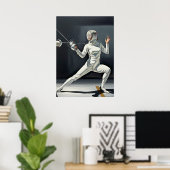 POSTER LA PARADE DU PENTATHLÈTE (Bureau à domicile)