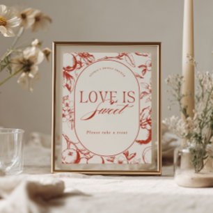 Poster La Parfaite Mariée Pomme Love est Doux