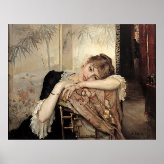 Poster La Parisienne (Virginie) 1883 par Albert Edelfeel (Devant)