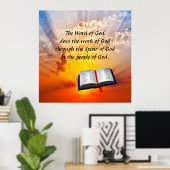 Poster La Parole de Dieu (Bureau à domicile)