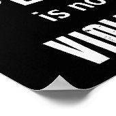 Poster La parole n'est pas la violence (Coin)