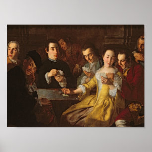 Poster La partie de carte