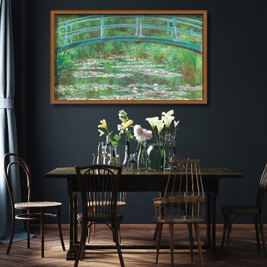 Poster La passerelle japonaise de Monet (1899)