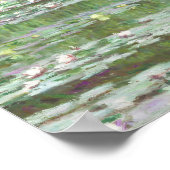 Poster La passerelle japonaise de Monet (1899) (Coin)