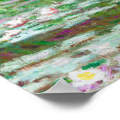 Poster La passerelle japonaise par Claude Monet (Coin)