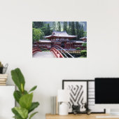 Poster La passerelle - Temple Byodo-In (Bureau à domicile)