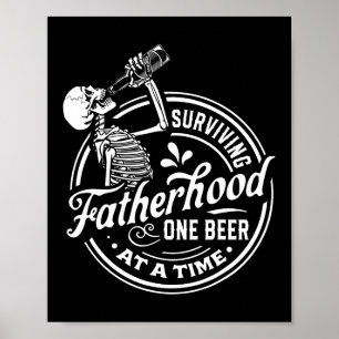 Poster La paternité survivante une bière à la fois drôle