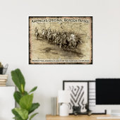 Poster La patrouille frontalière originale de l'Amérique (Bureau à domicile)