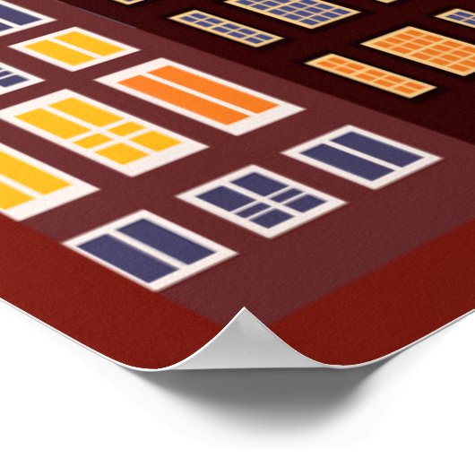 Poster La Pays-Bas de nuit (Coin)