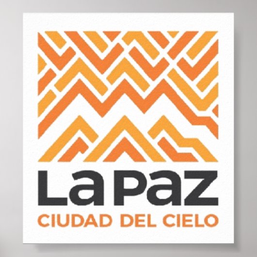 Poster La Paz ciudad del cielo (Devant)