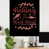 Poster La Pêche Est L'Anneau (Bureau à domicile)