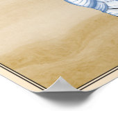 Poster La pêcheuse du Kalighat, art du Bengale (Coin)