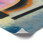 Poster La peinture Abstraite en ébullition de Kandinsky (Coin)