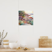 Poster La peinture aquarelle du parc national Acadia (Cuisine)