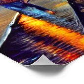 Poster La peinture Art numérique du quartier français (Coin)