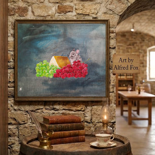 Poster La peinture de l'invité non invité par Alfred Fox