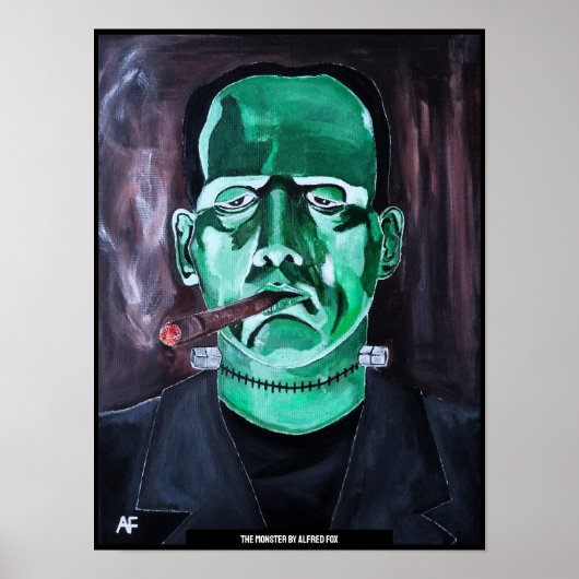 Poster La peinture de Monster par Alfred Fox (Devant)