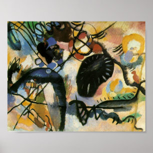Poster La peinture de Wassily Kandinsky, Tache noire,
