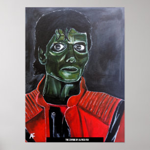 Poster La peinture de zombie par Alfred Fox