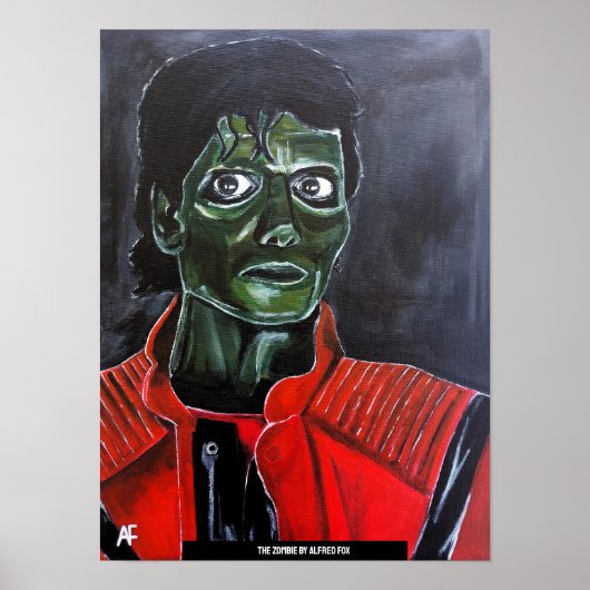 Poster La peinture de zombie par Alfred Fox (Devant)