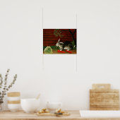 Poster La peinture d'Henri Rousseau, Rabbit (Cuisine)
