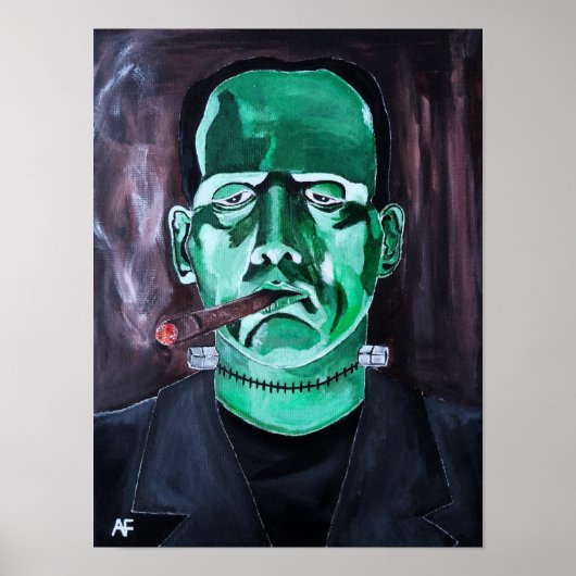 Poster La peinture du monstre par Alfred Fox (Devant)