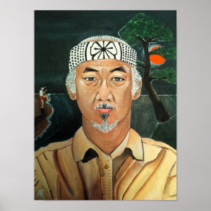 Poster La peinture du Sensei par Alfred Fox