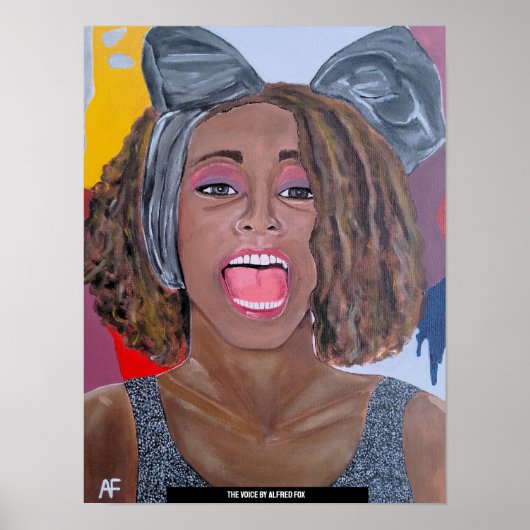 Poster La peinture La Voix d'Alfred Fox (Devant)