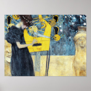 Poster La peinture musicale de Gustav Klimt