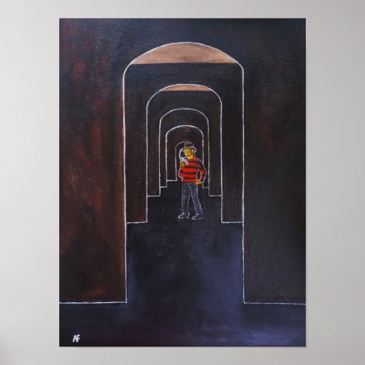 Poster La peinture The Dream Stalker par Alfred Fox (Devant)