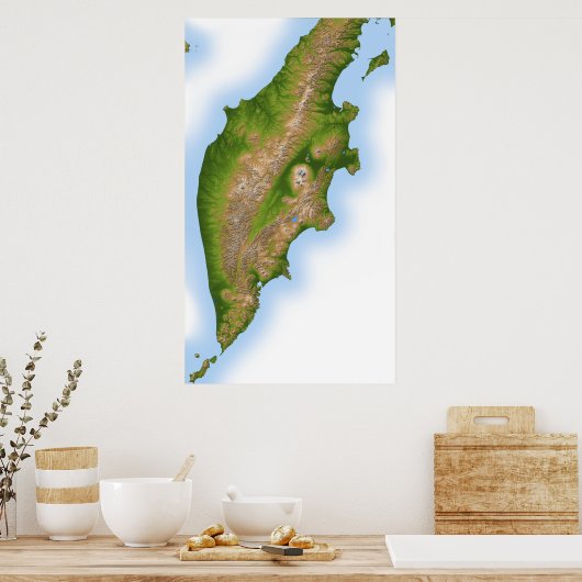 Poster La péninsule du Kamchatka en Russie (Cuisine)