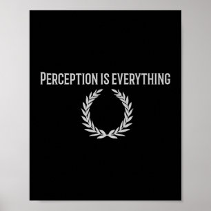 Poster La Perception Est Tout Ce Citation Stoïque Premium