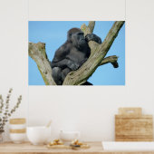 Poster La perche d'arbre paisible de Gorilla (Cuisine)