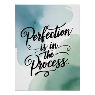 Poster La perfection est dans le processus