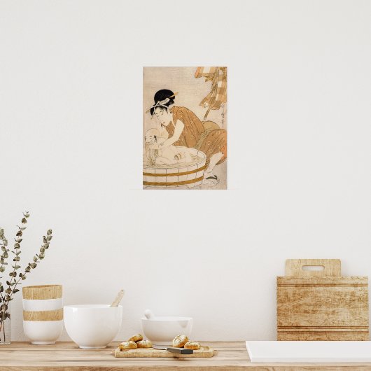 Poster La période Bath, Edo (Cuisine)