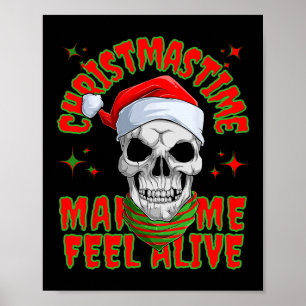 Poster La période de Noël me fait me sentir vivant Noël P
