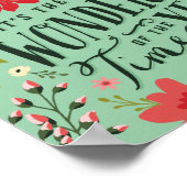 Poster La période la plus merveilleuse de l'année Fête Fl (Coin)