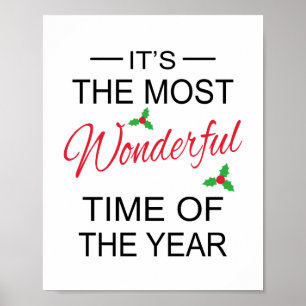 Poster La période la plus merveilleuse de l'art de Noël