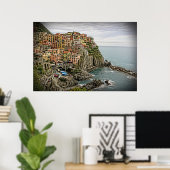Poster La périphérie de l'Italie - Manarola - Cinque Terr (Bureau à domicile)