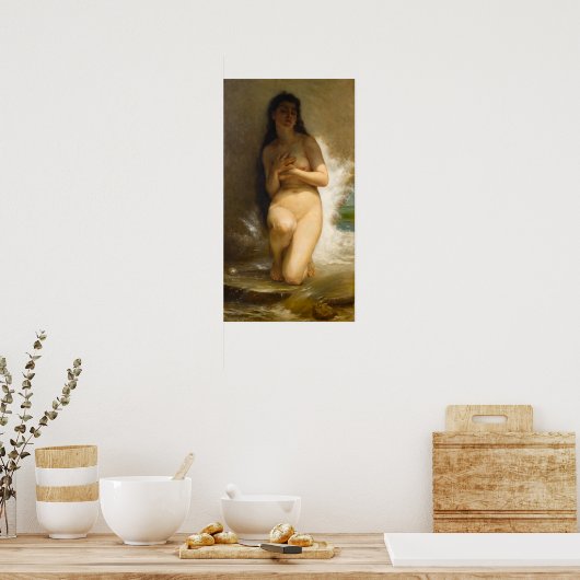 Poster La Perle par William-Adolphe Bouguereau (Cuisine)