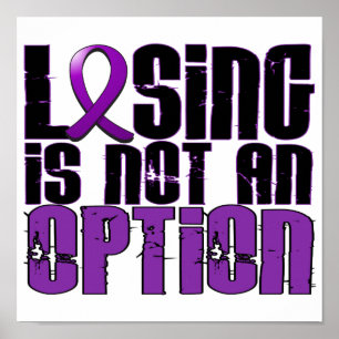 Poster La Perte N'Est Pas Une Option Fibromyalgie